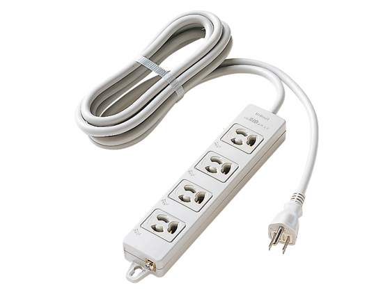 パナソニック OAタップ 3P4個口 グレー 3m WCH2434H パナソニック OAタップ 3P4個口 グレー 3m WCH2434H