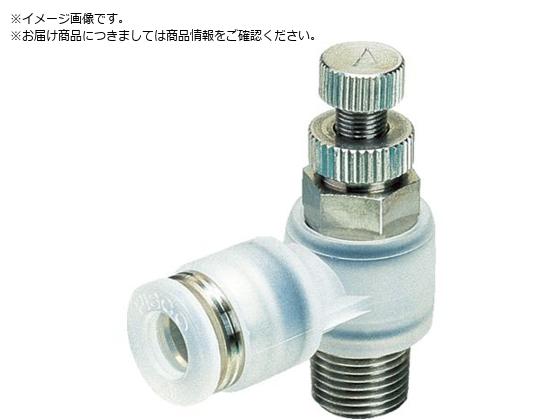 PISCO スピードコントローラ エルボ PPタイプ φ6用 接続口径R1 4 PJSC6-02A PISCO スピードコントローラ エルボ PPタイプ φ6用 接続口径R1 4 PJSC6-02A