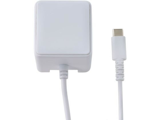 朝日電器 TypeC直結ケーブル充電器 5V3A 1m CHCR-N10WH 朝日電器 TypeC直結ケーブル充電器 5V3A 1m CHCR-N10WH