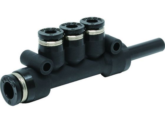 PISCO チューブフィッティング ブランチユニオントリプル 6×4 PKJ6-4 PISCO チューブフィッティング ブランチユニオントリプル 6×4 PKJ6-4