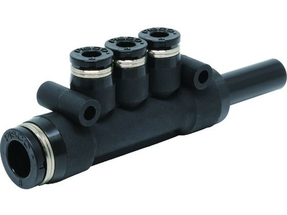 PISCO チューブフィッティング ブランチユニオントリプル 8×4 PKJ8-4 PISCO チューブフィッティング ブランチユニオントリプル 8×4 PKJ8-4
