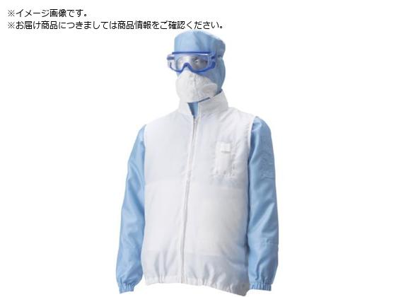 ●色：白●サイズ：Ｓ●着丈（ｃｍ）：６８．５●背丈（ｃｍ）：６８．５●身幅（ｃｍ）：５６．５●ユニフォームの上から簡単に着脱可能なベストタイプ●ポリエステル●クリーンパックではありません。●ＰＫＦＦＳ