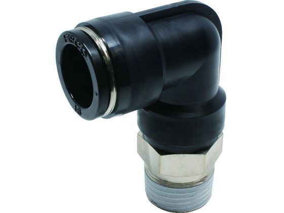 PISCO チューブフィッティング エルボ 適合外径16mm 接続口径R1 2 PL16-04 PISCO チューブフィッティング エルボ 適合外径16mm 接続口径R1 2 PL16-04