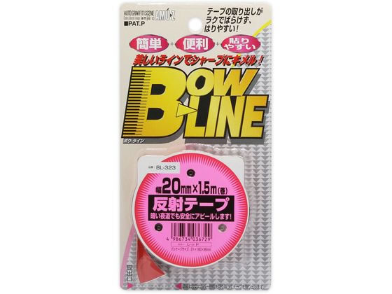 ���m�}�[�N���쏊 ���˃e�[�v ���b�h 20mm�~1.5m BL323