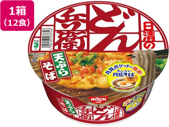 日清食品 どん兵衛 天ぷらそば〔東〕 12食 日清食品 どん兵衛 天ぷらそば〔東〕 12食