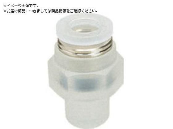PISCO チューブフィッティングPP ストレート ネジ部材質:PPPPC6-03 PISCO チューブフィッティングPP ストレート ネジ部材質:PPPPC6-03