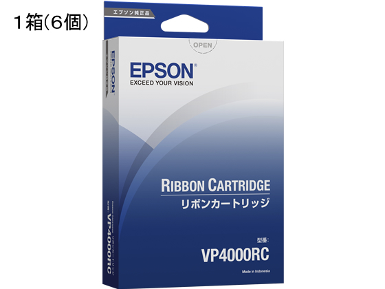 エプソン プリンタリボン本体 6個 VP-4000RC エプソン プリンタリボン本体 6個 VP-4000RC