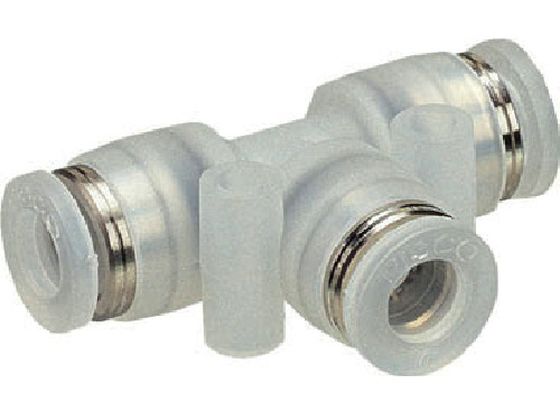 PISCO チューブフィッティングPP ユニオンティー PPE4 PISCO チューブフィッティングPP ユニオンティー PPE4