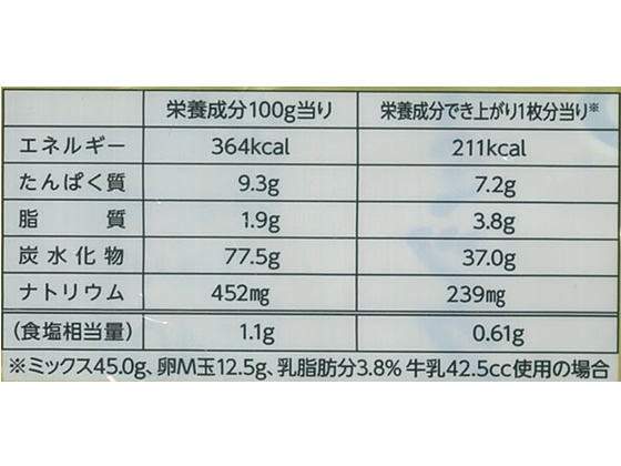 日清フーズ 日清 ホットケーキミックス極もち国内麦小麦粉100 540gが2円 ココデカウ