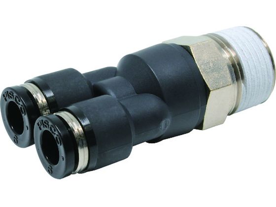 PISCO チューブフィッティング ブランチワイチューブ6ネジR3 8 PX6-03 PISCO チューブフィッティング ブランチワイチューブ6ネジR3 8 PX6-03