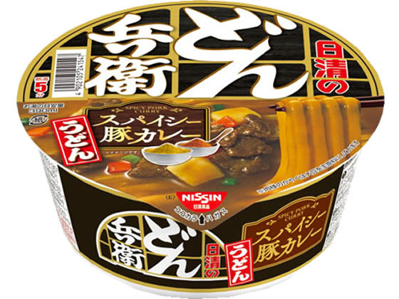 日清食品 日清のどん兵衛スパイシー豚カレーうどん 86gが190円 ココデカウ