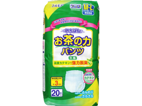 カミ商事 いちばんお茶の力パンツ M-L 20枚