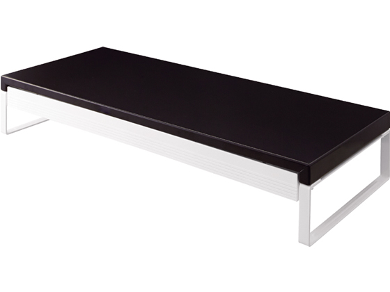 リヒトラブ 机上台〈幅590mm・引出し付〉黒 A-7338-24 リヒトラブ 机上台〈幅590mm・引出し付〉黒 A-7338-24
