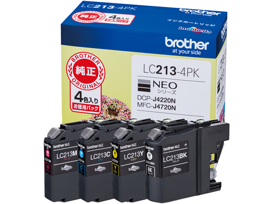 ブラザー インクカートリッジ お徳用4色パック LC213-4PK ブラザー インクカートリッジ お徳用4色パック LC213-4PK