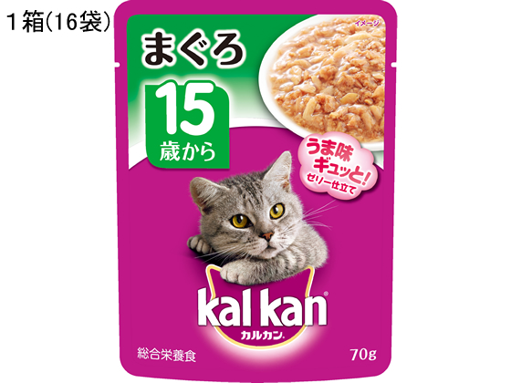 ●１５歳からのシニア猫用●注文単位：１箱（７０ｇ×１６袋）