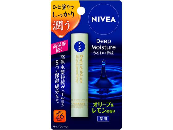 KAO ニベア ディープモイスチャーリップ オリーブ&レモンの香り 2.2g