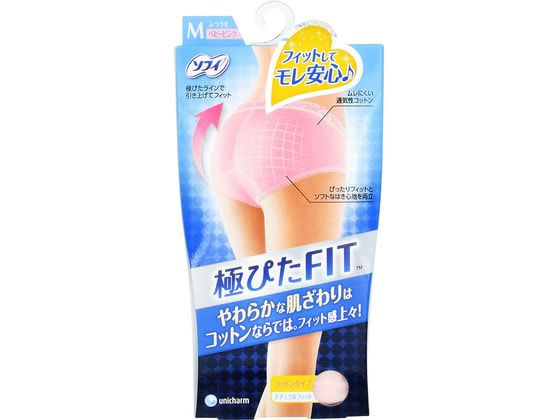 ユニチャーム ソフィ 極ぴたFIT ナチュラルフィット M ベビーピンク ユニチャーム ソフィ 極ぴたFIT ナチュラルフィット M ベビーピンク