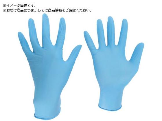 ミドリ安全 ニトリル使い捨て手袋 極薄 粉なし 青 S 100枚入 ミドリ安全 ニトリル使い捨て手袋 極薄 粉なし 青 S 100枚入