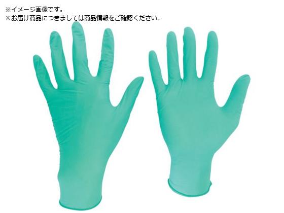 ミドリ安全 ニトリル使い捨て手袋 薄手 粉なし 緑 LL ミドリ安全 ニトリル使い捨て手袋 薄手 粉なし 緑 LL