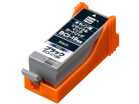 エコリカ キャノン用リサイクルインクカートリッジBCI-19BK エコリカ キャノン用リサイクルインクカートリッジBCI-19BK