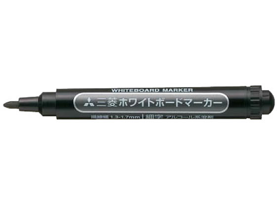 三菱鉛筆 ホワイトボードマーカー 細字丸芯 黒 PWB2M.24 三菱鉛筆 ホワイトボードマーカー 細字丸芯 黒 PWB2M.24