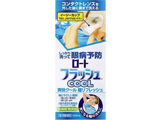 ロート製薬 ロートフラッシュクール 500ml【第3類医薬品】