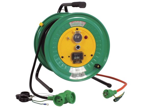 NICHIDO 電工ドラム 屋外型 びっくリール 漏電保護専用ブレーカ付 30m RBW-EB30S 22A-30Mブレーカーツキ NICHIDO 電工ドラム 屋外型 びっくリール 漏電保護専用ブレーカ付 30m RBW-EB30S 22A-30Mブレーカーツキ