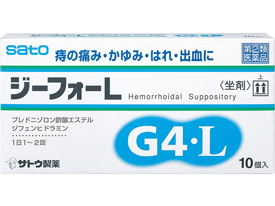 佐藤製薬 ジーフォーL 10個【指定第2類医薬品】