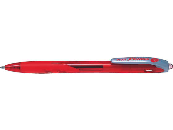 パイロット レックスグリップ1.0mm(中字) ノック式 赤 BRG-10M-RR