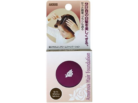 アモロス ヘアファンデーションA ライトブラウン 5g