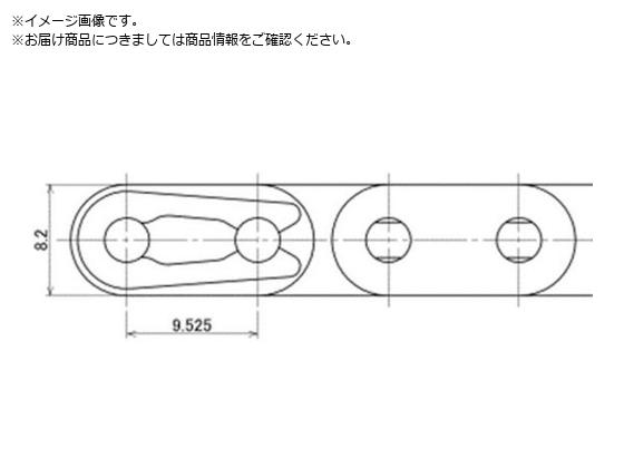 椿本チエイン RSローラーチェン BS DIN規格 ジョイントリンク RF06B-1-MCJL 椿本チエイン RSローラーチェン BS DIN規格 ジョイントリンク RF06B-1-MCJL