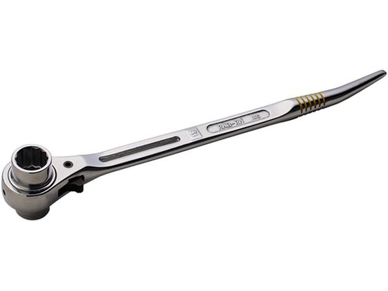 スーパー 総ミガキ 曲がりしの付・両口ラチェットレンチ スライド穴付 対辺寸法17×19mm RNB1719RH スーパー 総ミガキ 曲がりしの付・両口ラチェットレンチ スライド穴付 対辺寸法17×19mm RNB1719RH