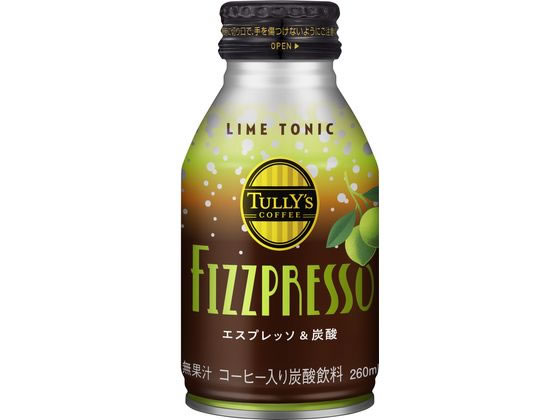 伊藤園 TULLY'SCOFFEE フィズプレッソ ライムトニック 260mL 伊藤園 TULLY'SCOFFEE フィズプレッソ ライムトニック 260mL