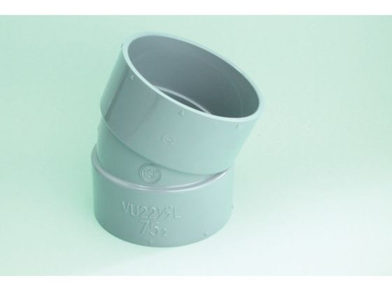 トーエー VU継手 22°1 2エルボ 100 VU22.5L100 トーエー VU継手 22°1 2エルボ 100 VU22.5L100