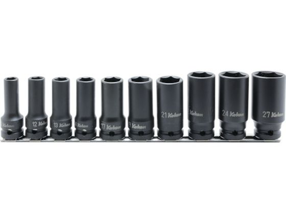 Ko-ken 薄肉インパクトセミディープソケットセット RS14301X 10 Ko-ken 薄肉インパクトセミディープソケットセット RS14301X 10