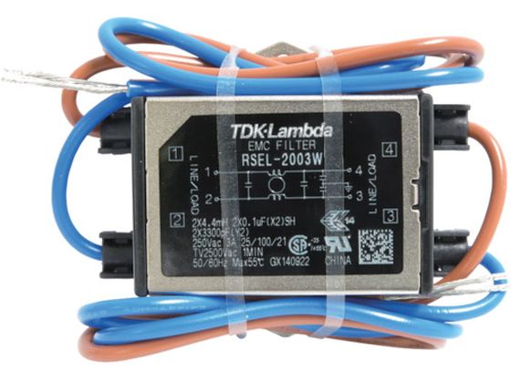 TDKラムダ ノイズフィルタ RSELシリーズ ワイヤタイプ 250V 3A RSEL-2003W TDKラムダ ノイズフィルタ RSELシリーズ ワイヤタイプ 250V 3A RSEL-2003W