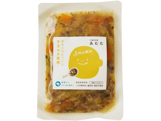アリアケジャパン あむむ やさいでにっこり すきやき風煮 100g アリアケジャパン あむむ やさいでにっこり すきやき風煮 100g
