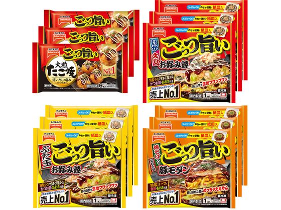 テーブルマーク ごっつ旨い イチオシ粉もんセット4種×各3個 s001251 テーブルマーク ごっつ旨い イチオシ粉もんセット4種×各3個 s001251