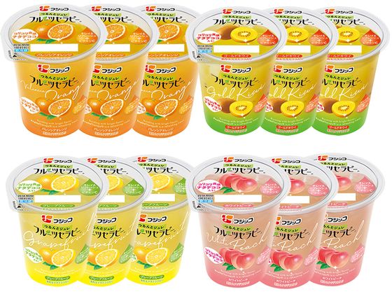 フジッコ フルーツセラピー 4種×各3個 計12個セット(バレンシアオレンジ・グレープフルーツ・ホワイトピーチ・ゴールドキウイ) s000108 フジッコ フルーツセラピー 4種×各3個 計12個セット(バレンシアオレンジ・グレープフルーツ・ホワイトピーチ・ゴールドキウイ) s000108