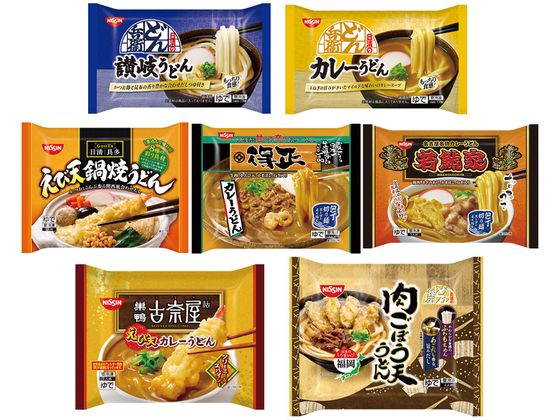 日清 冷凍うどん 7品 詰め合わせ セット s000292