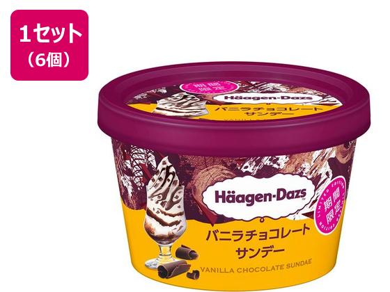ハーゲンダッツ ミニカップ バニラチョコレートサンデー 110ml×6個 ハーゲンダッツ ミニカップ バニラチョコレートサンデー 110ml×6個