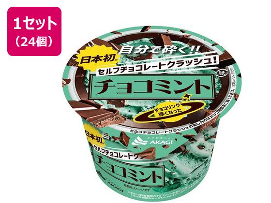 赤城乳業 セルフチョコレートクラッシュチョコミント 150ml×24個