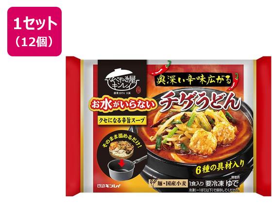 キンレイ お水がいらないチゲうどん 526g×12個 キンレイ お水がいらないチゲうどん 526g×12個
