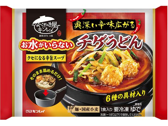 キンレイ お水がいらないチゲうどん 526g キンレイ お水がいらないチゲうどん 526g