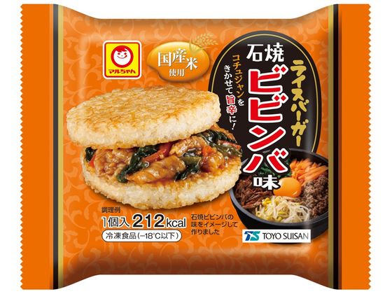 東洋水産 ライスバーガー 石焼ビビンバ味 120g 東洋水産 ライスバーガー 石焼ビビンバ味 120g