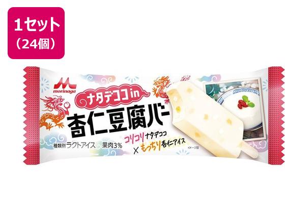 森永乳業 ナタデココ杏仁豆腐バー 80ml×24個 森永乳業 ナタデココ杏仁豆腐バー 80ml×24個