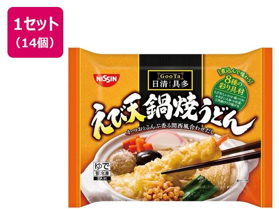 日清食品 日清具多 えび天鍋焼うどん 297g×14個 日清食品 日清具多 えび天鍋焼うどん 297g×14個