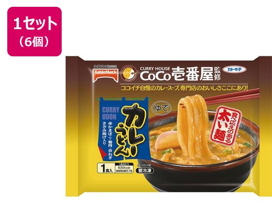 テーブルマーク CoCo壱番屋監修カレーうどん 347g×6個