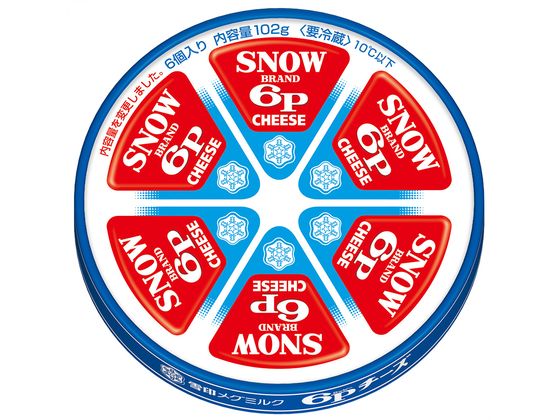 雪印メグミルク 6Pチーズ 102g 雪印メグミルク 6Pチーズ 102g