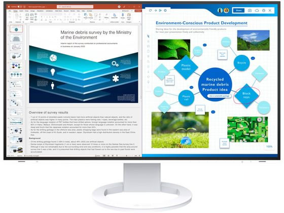 EIZO 液晶ディスプレイ 27型 ニュースタンダード ホワイト